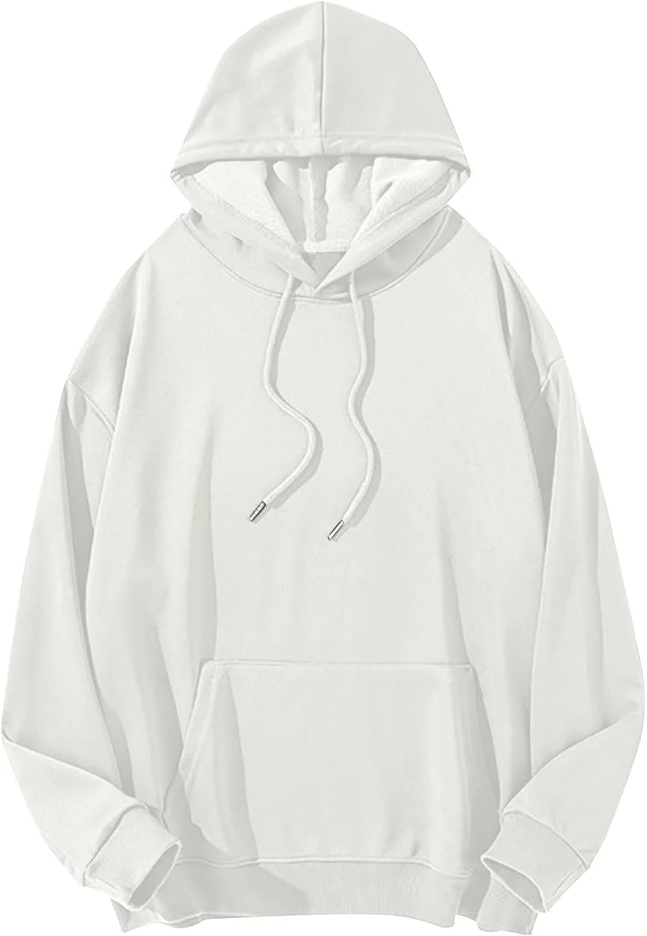 

Мужской худи Uillui свободного кроя с длинными рукавами и кангой карманом