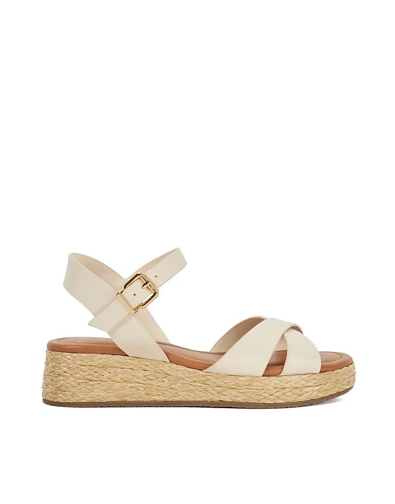 Dune London Сандалии Wide fit littleton цвета экрю