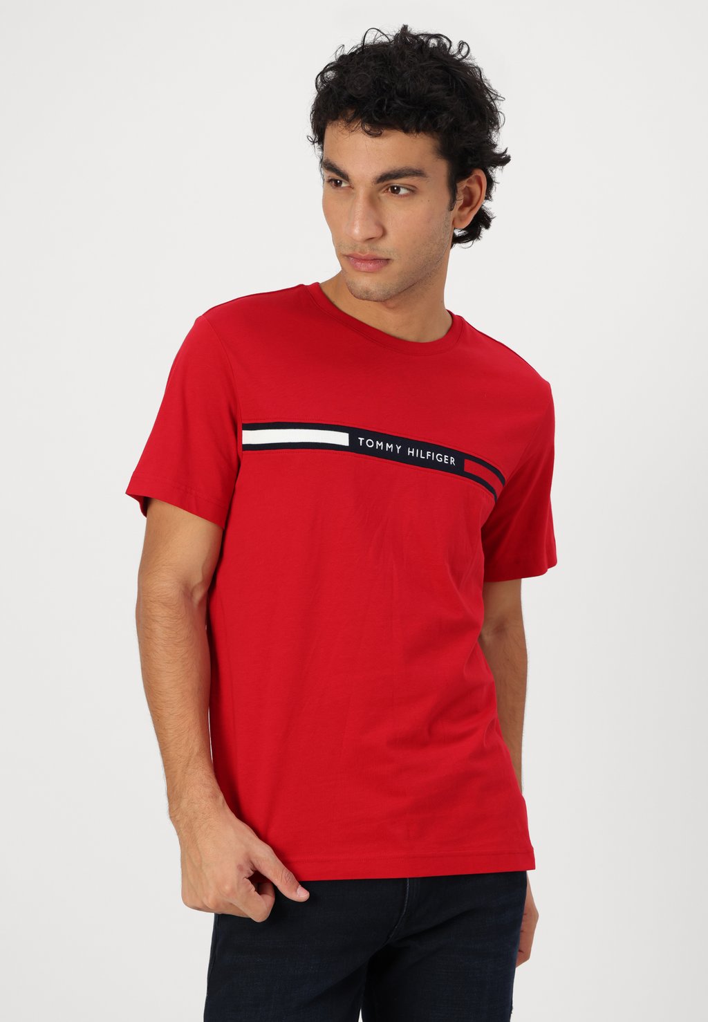 

Базовая футболка INSERT TEE Tommy Hilfiger, красный