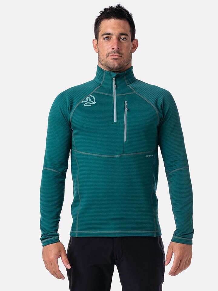 

Флисовый свитер TERNUA Fleecepullover Momhill, бирюзовый