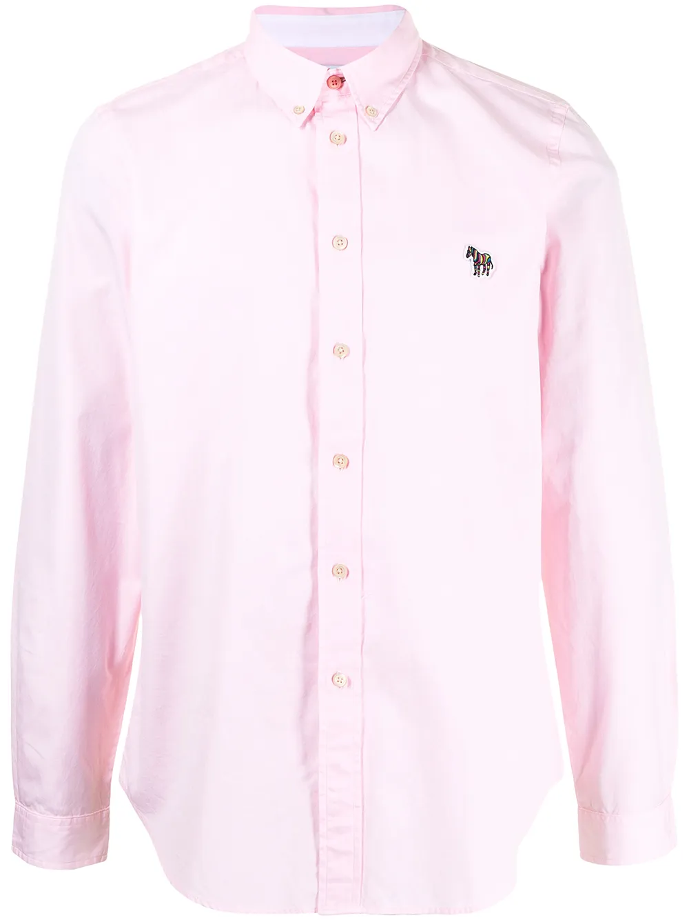 

Рубашка с нашивкой PS Paul Smith, розовый