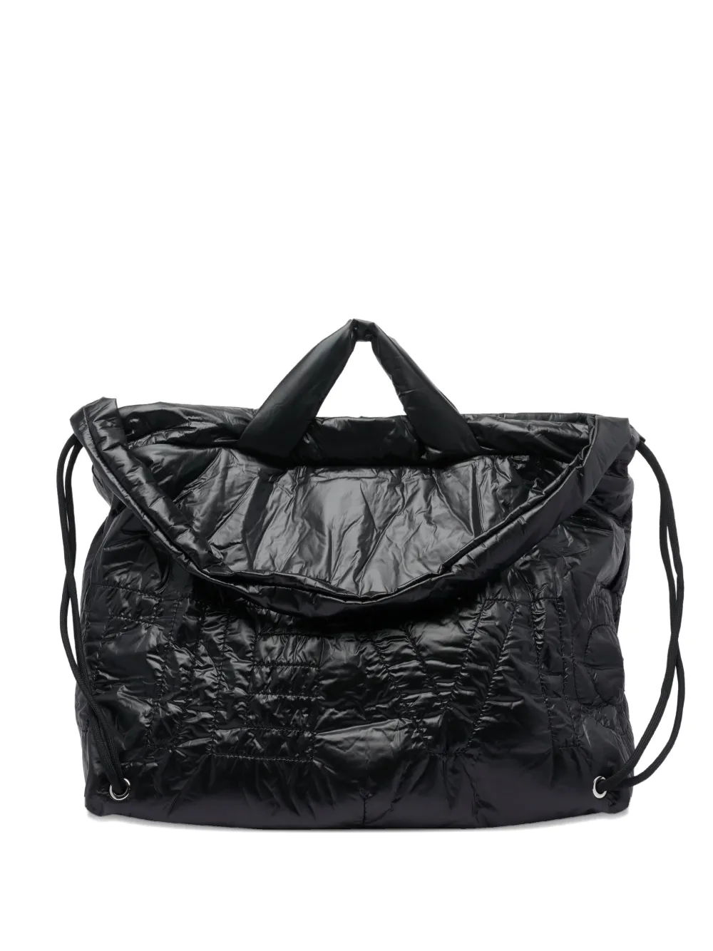 

Стеганый клатч на завязках Vic Matie, черный