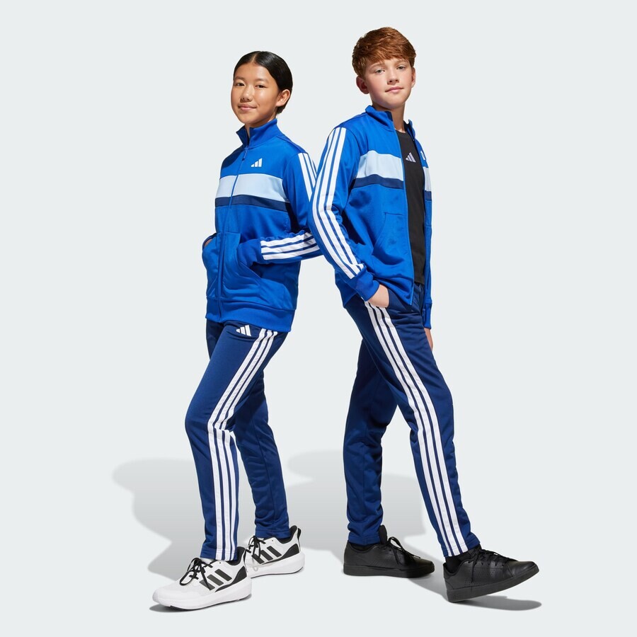 Спортивный костюм ADIDAS SPORTSWEAR Tracksuit Seasonal Essentials Tiberio, цвет navy/royal blue/light blue — фото 2