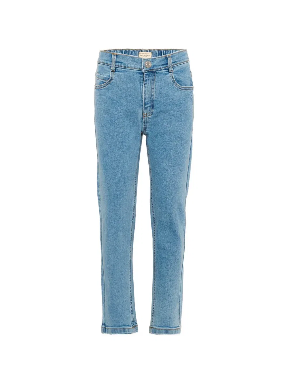Джинсы с эластичным поясом Trussardi Junior, синий