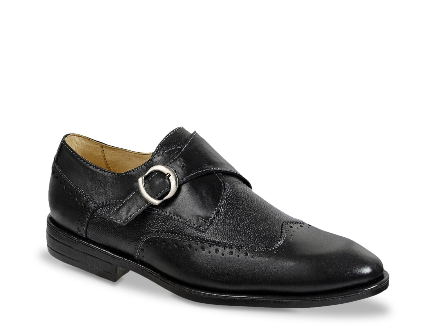 

Слипоны Sandro Moscoloni Lester Wingtip Monk Strap, черный