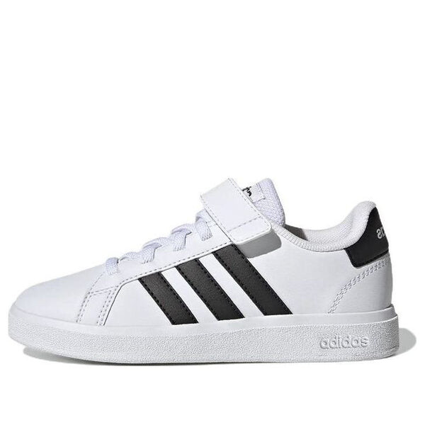 

Кроссовки grand court lifestyle tennis lace-up shoes 'cloud white black' Adidas, белый