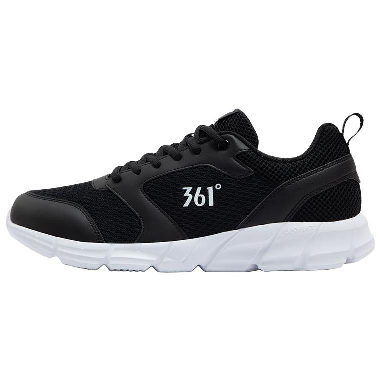 

361° Кроссовки Breathable Lightweight Rebound Low top Casual Training Long Distance Running Shoes Men's Black White