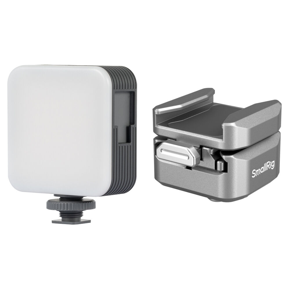 

Комплект светодиодного видеоосветителя SmallRig P96 с быстросъемным креплением HawkLock (серый)