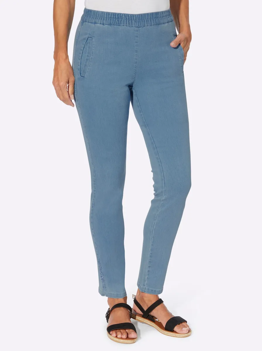 

Джинсы без застежек Classic Basics (1 шт.), цвет Blue-Bleached