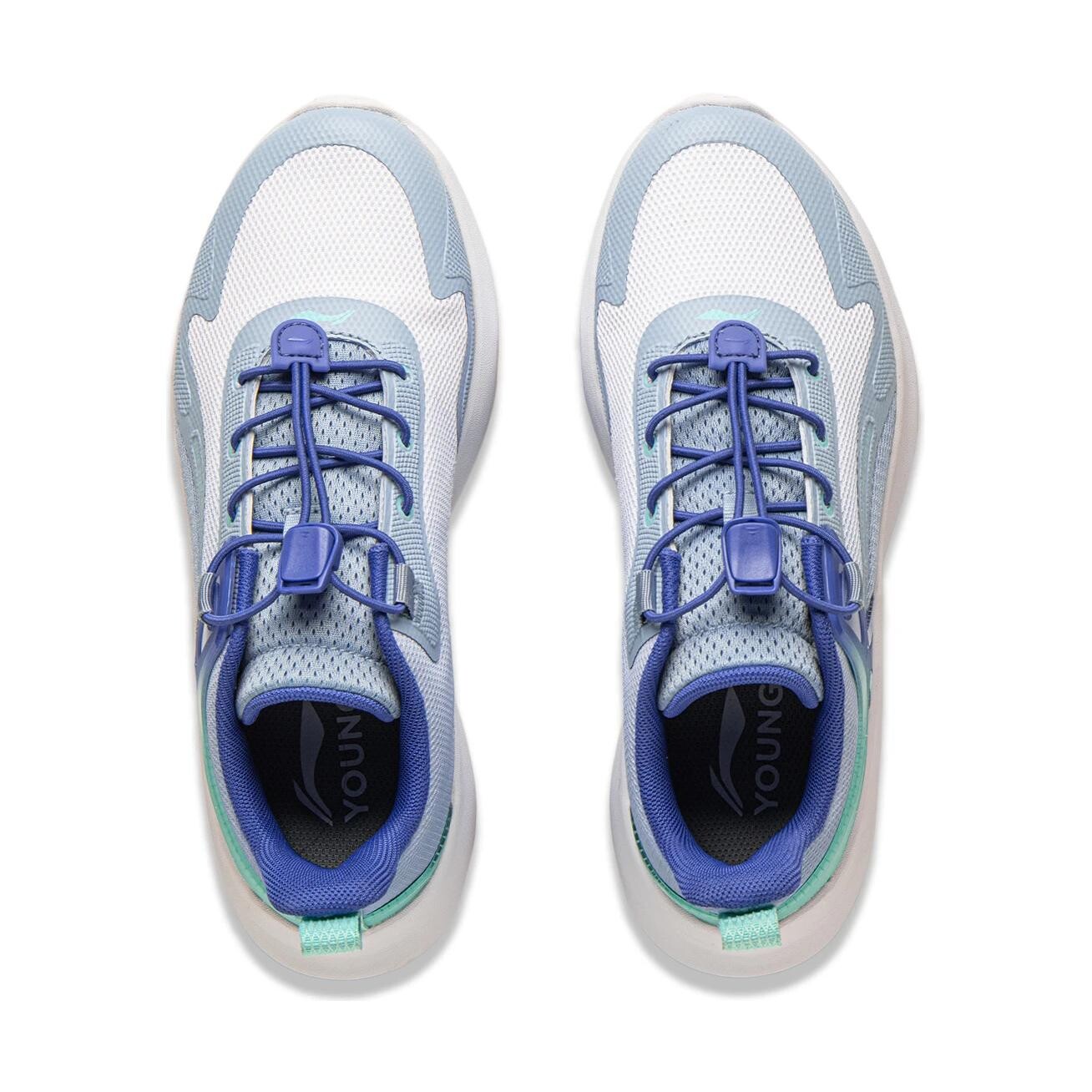 Кроссовки LINING YOUNG Kids Lifestyle Shoes GS Low-top Blue, синий — фото 3