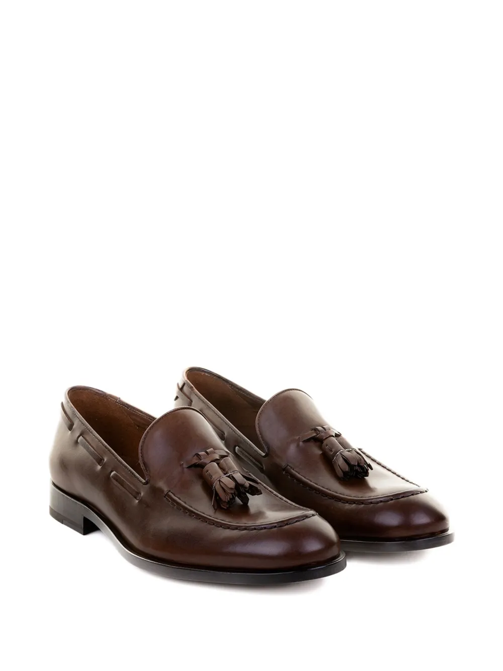 Лоферы с кисточками Fratelli Rossetti, коричневый — фото 2