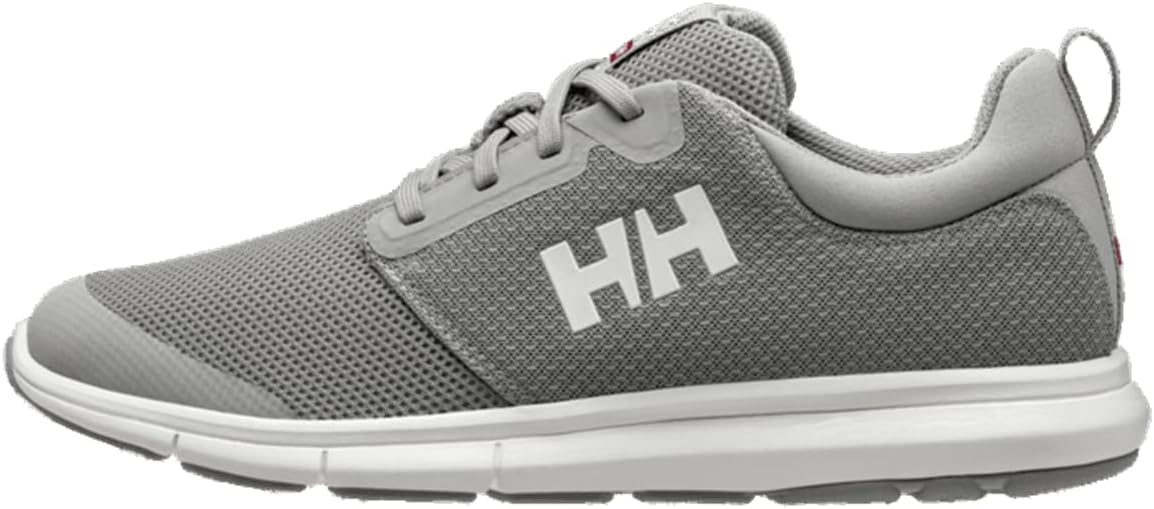 Helly-Hansen Men's Feathering Shoes - Breathable Sailing Shoe - Flexible Non-Marking Boat Footwear - Footwear for Men Helly Hansen, 800 New Light Grey — фото 3