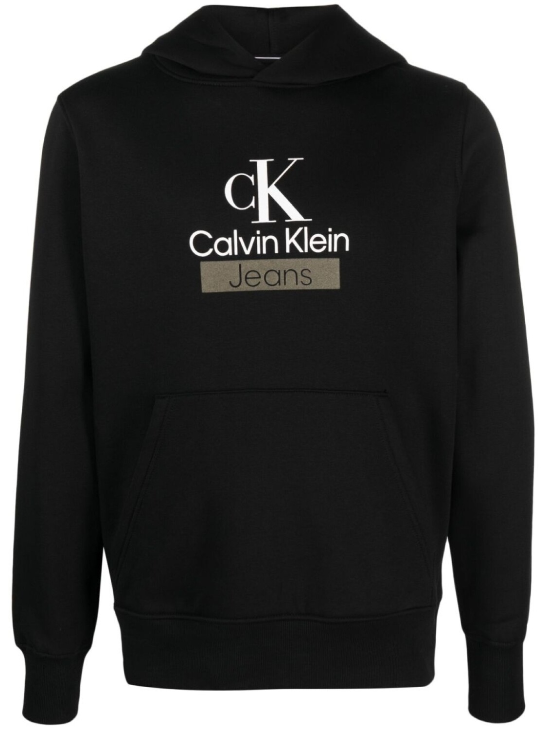 

Calvin Klein Jeans худи с логотипом, черный