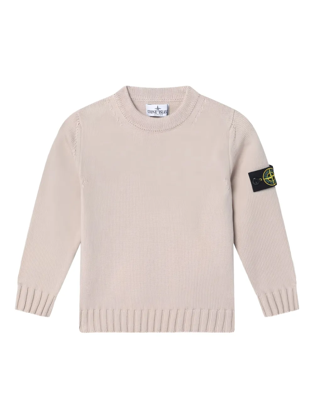 

Свитер с круглым вырезом Stone Island Junior, нейтральный