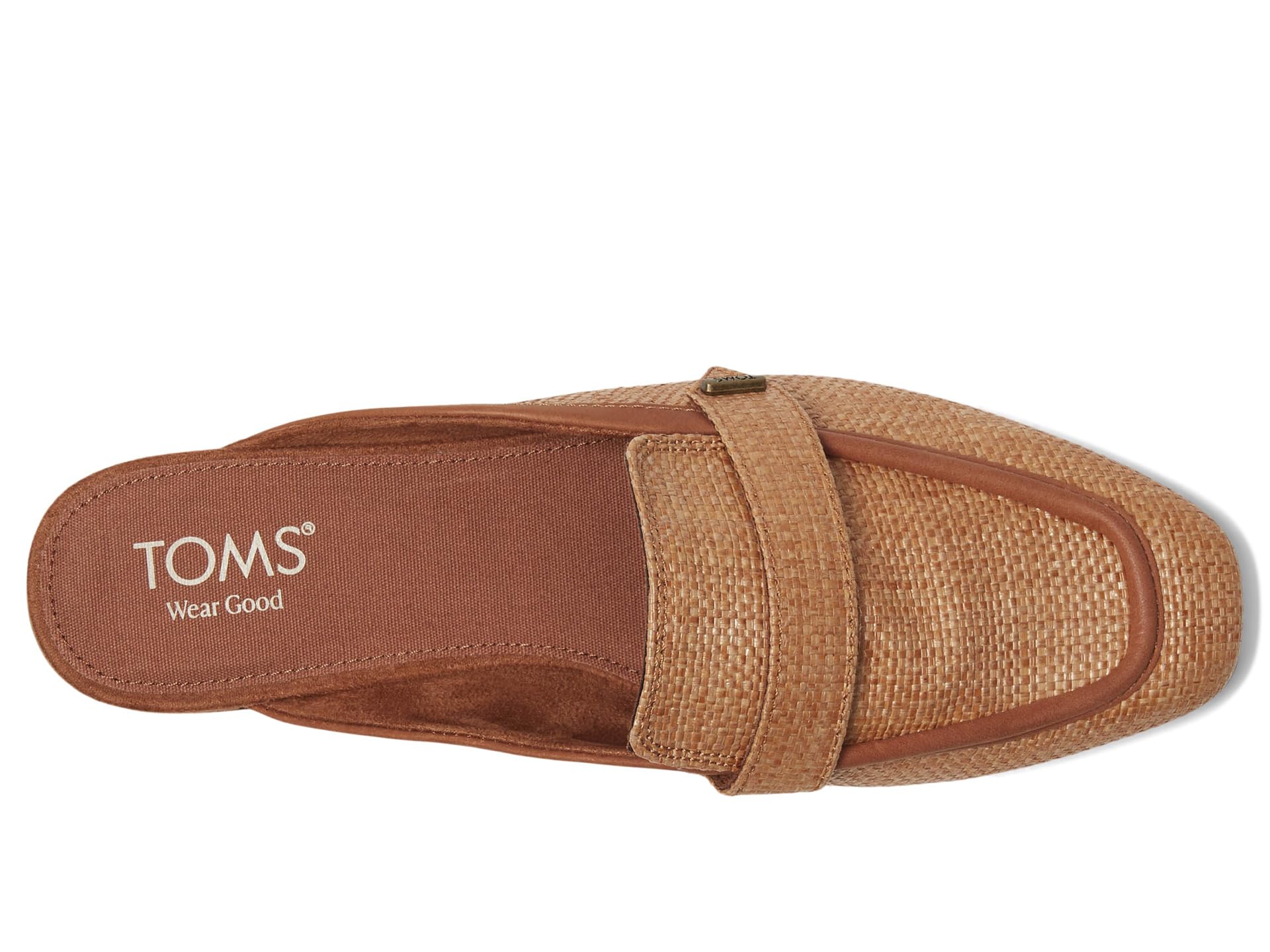 Мюли TOMS Lynette Mule, цвет Brown Sugar Raffia/Leather — фото 2