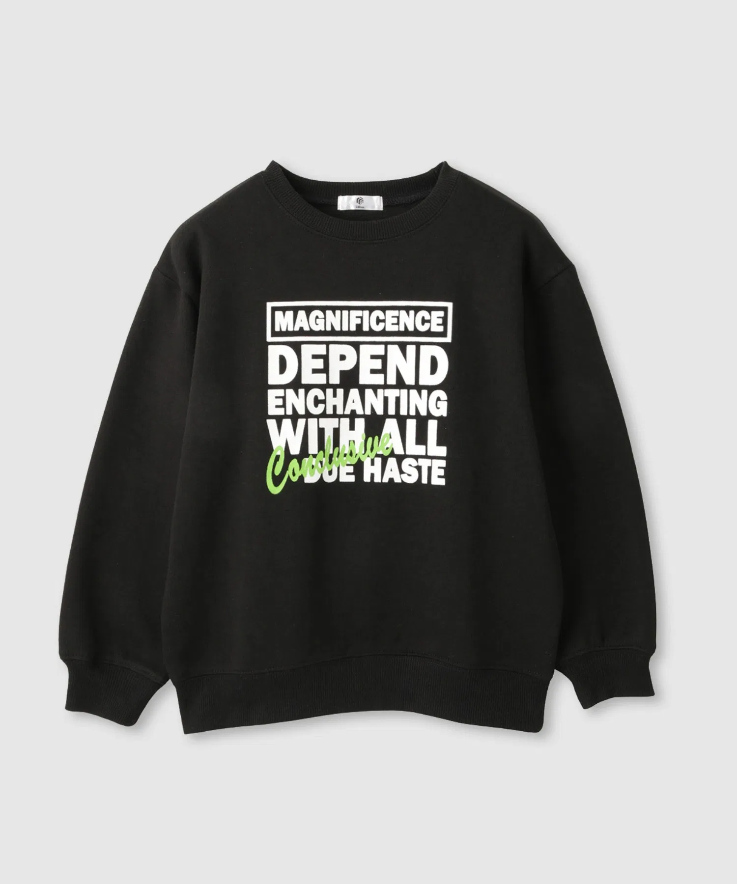 Толстовка T-GRAPHICS из флиса с начесом и резиновым принтом
