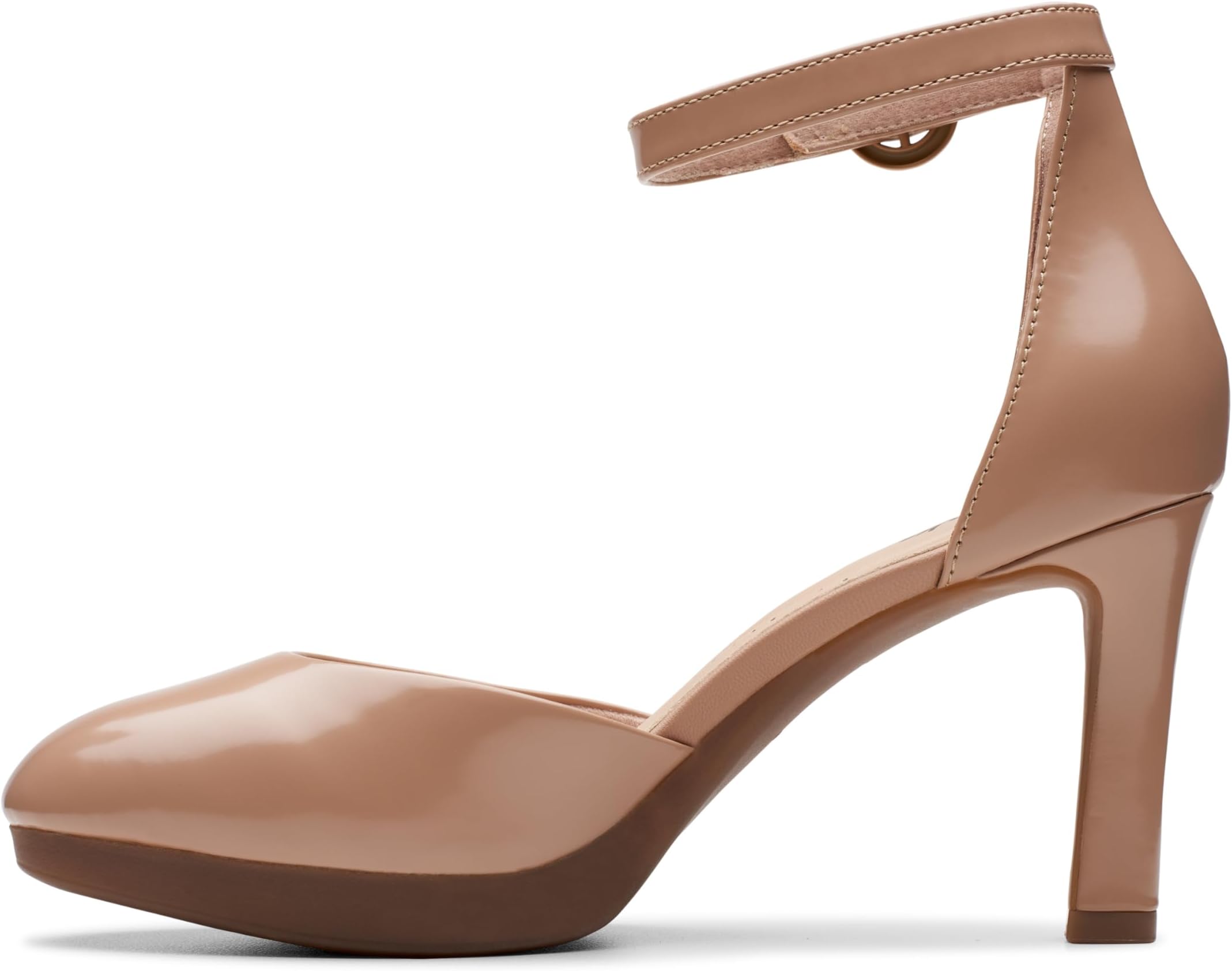 Туфли Clarks Ambyr 2 Cove, цвет Warm Beige Synthetic — фото 4