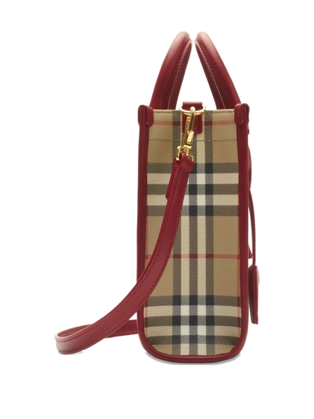 Сумка-тоут на кнопках Burberry, нейтральный — фото 3