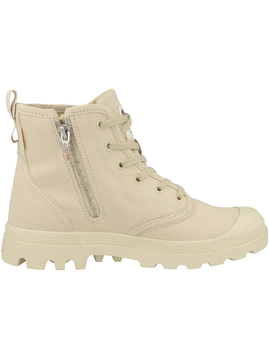 Ботильоны на шнуровке Palladium Pampa Hi, светло-бежевый — фото 4