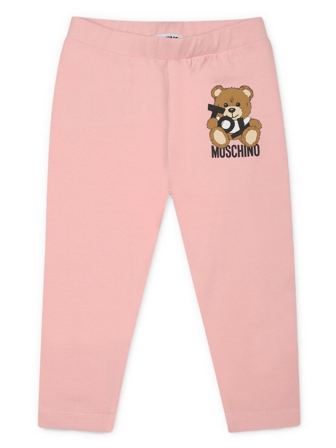 

Брюки с логотипом Moschino Kids, розовый