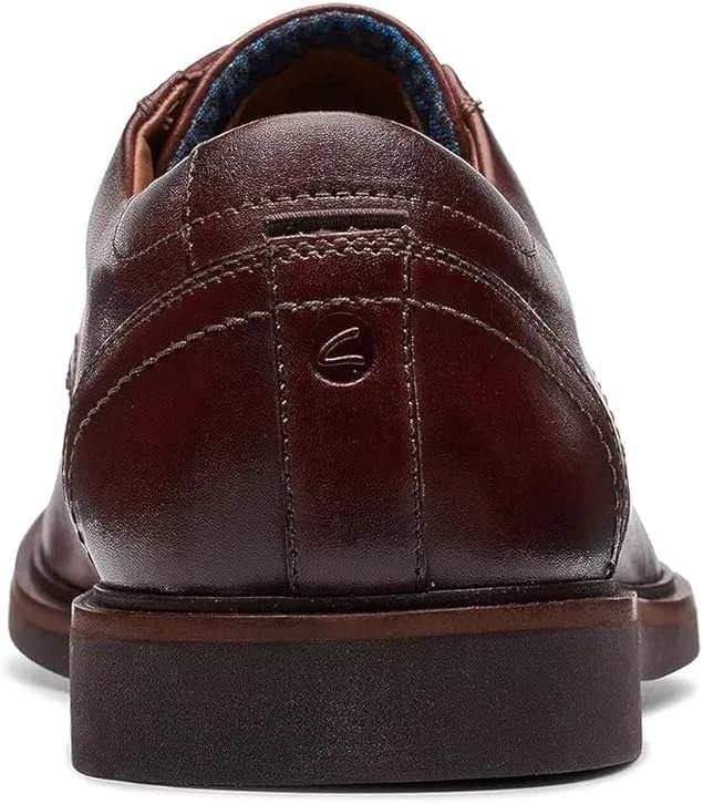 Женские кружевные оксфорды Clarks Malwood, Brown Leather — фото 3
