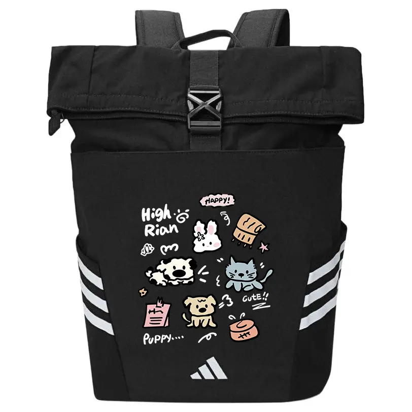 

Adidas Тканевый рюкзак унисекс черный, Puppy