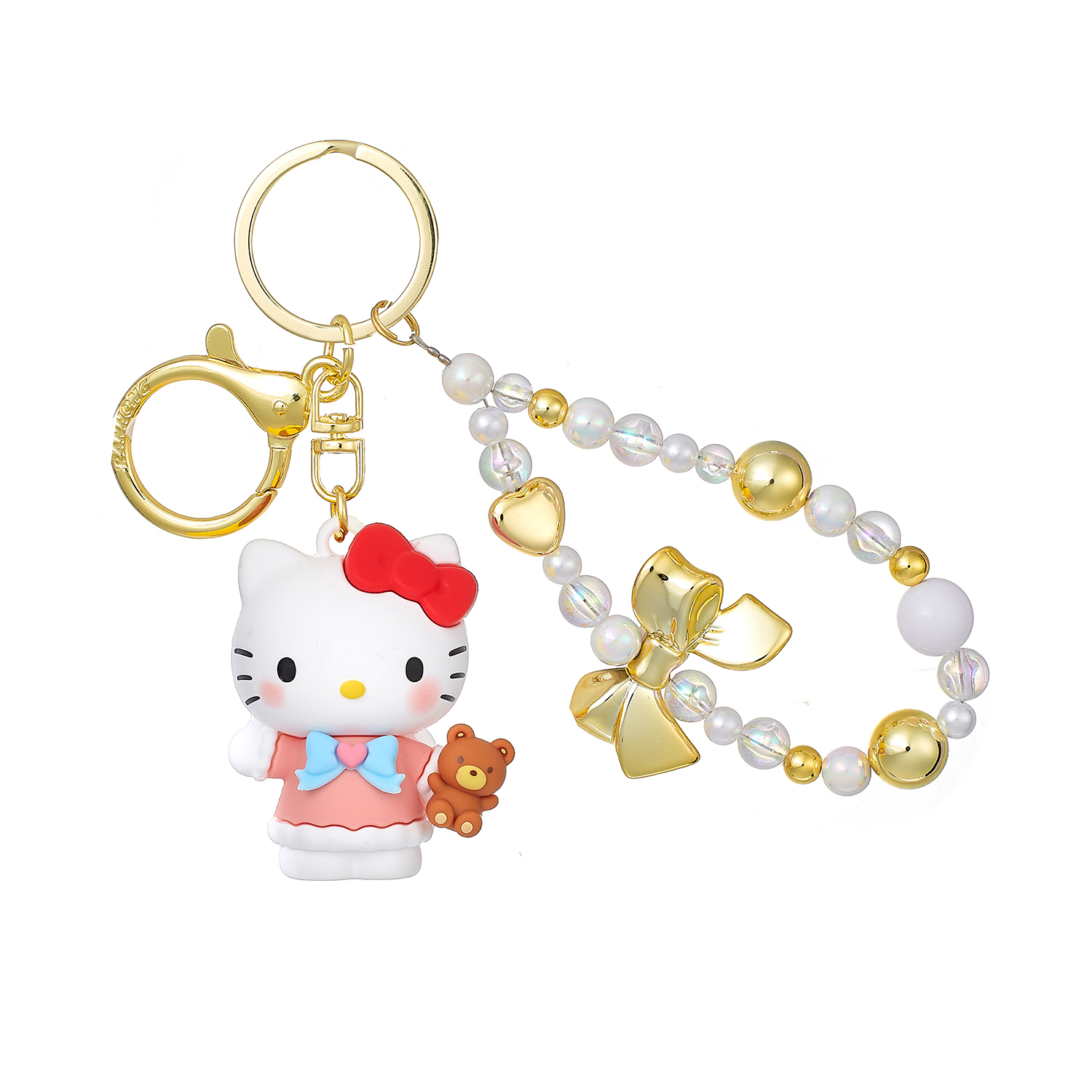 

Sanrio Кулон Хелло Китти унисекс, Hello Kitty Small Angel Keychain