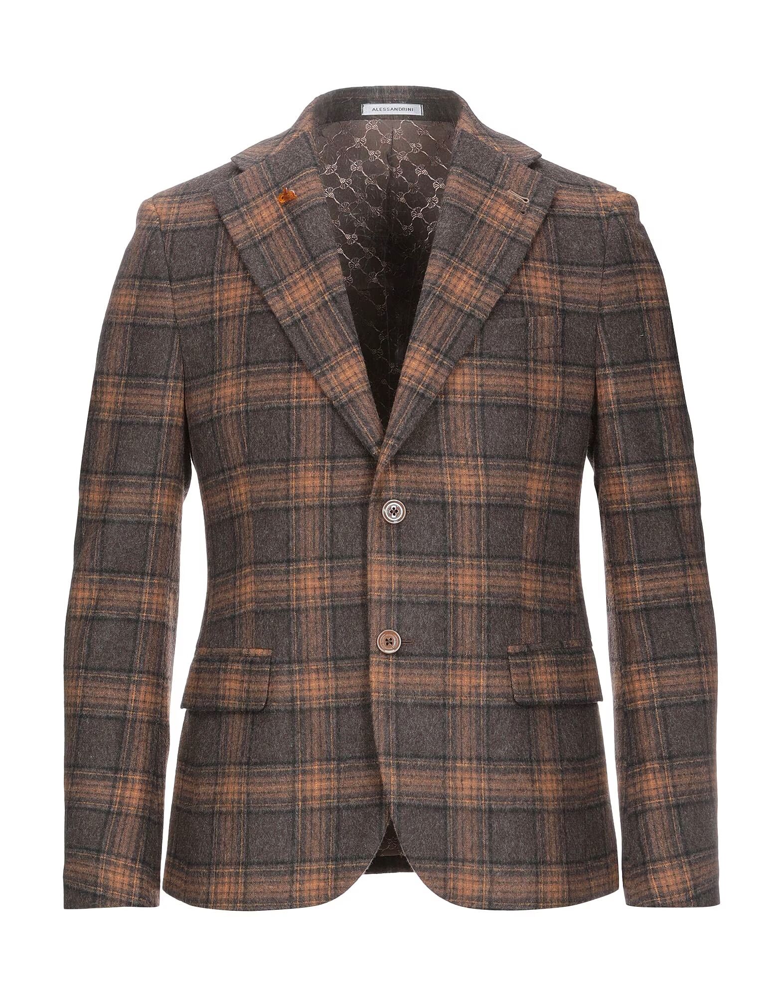 

Блейзер Daniele Alessandrini, темно-коричневый