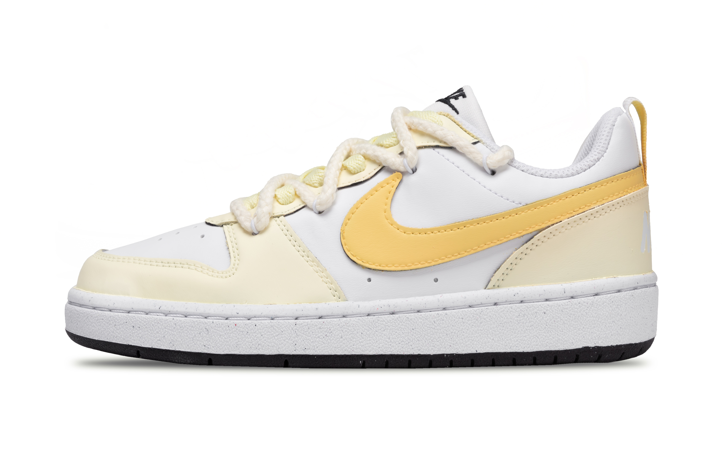 

Кроссовки для скейтбординга Court Borough LOW RECRAFT для детей и подростков Nike, желтый