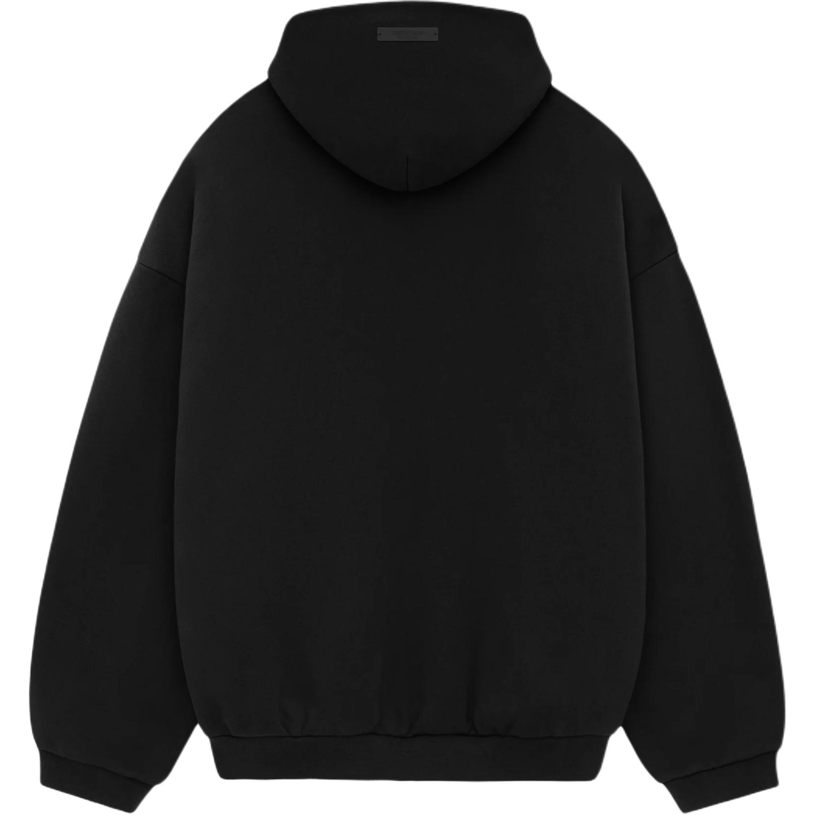 Толстовка с капюшоном из флиса Fear Of God Essentials, цвет Обсидиановый черный/Черный — фото 3