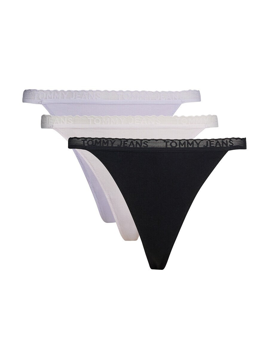 

Стринги Tommy Jeans Thong, цвет lilac/black/white