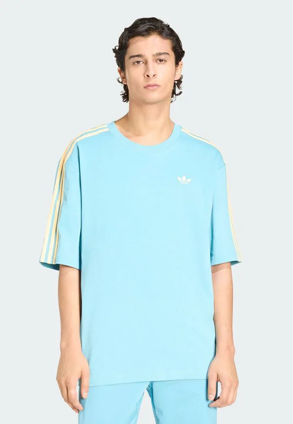 Футболка с принтом 3s Adidas Originals, Preloved Blue Ice Tangerine