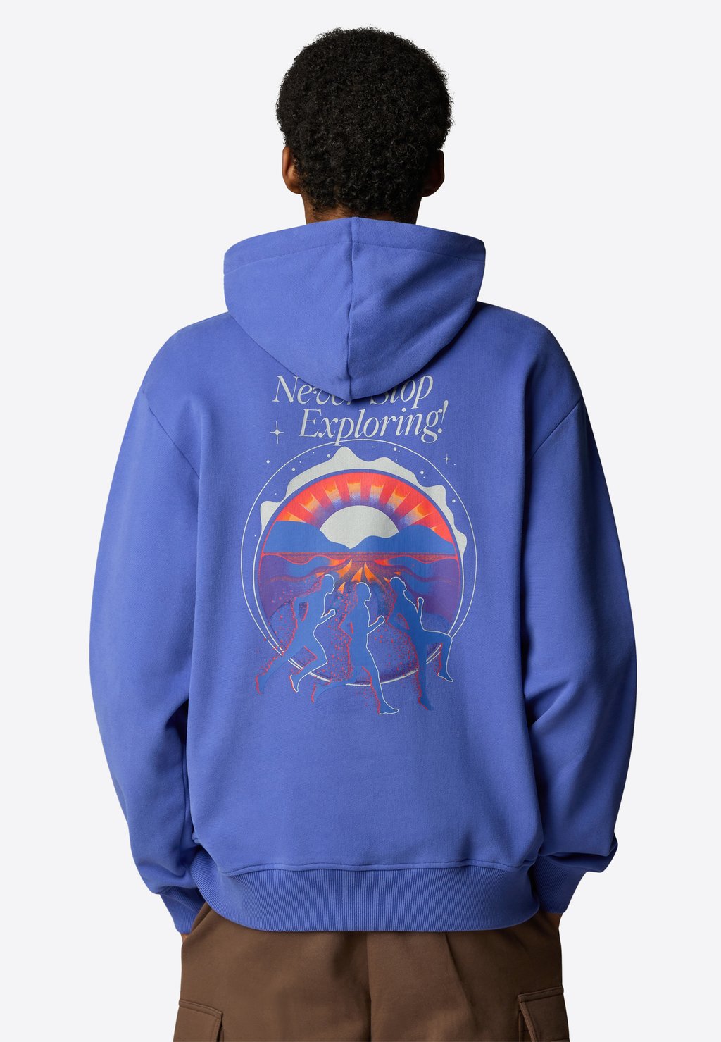 

Толстовка NEVER STOP RELAXED - Hoodie The North Face, фиолетовый