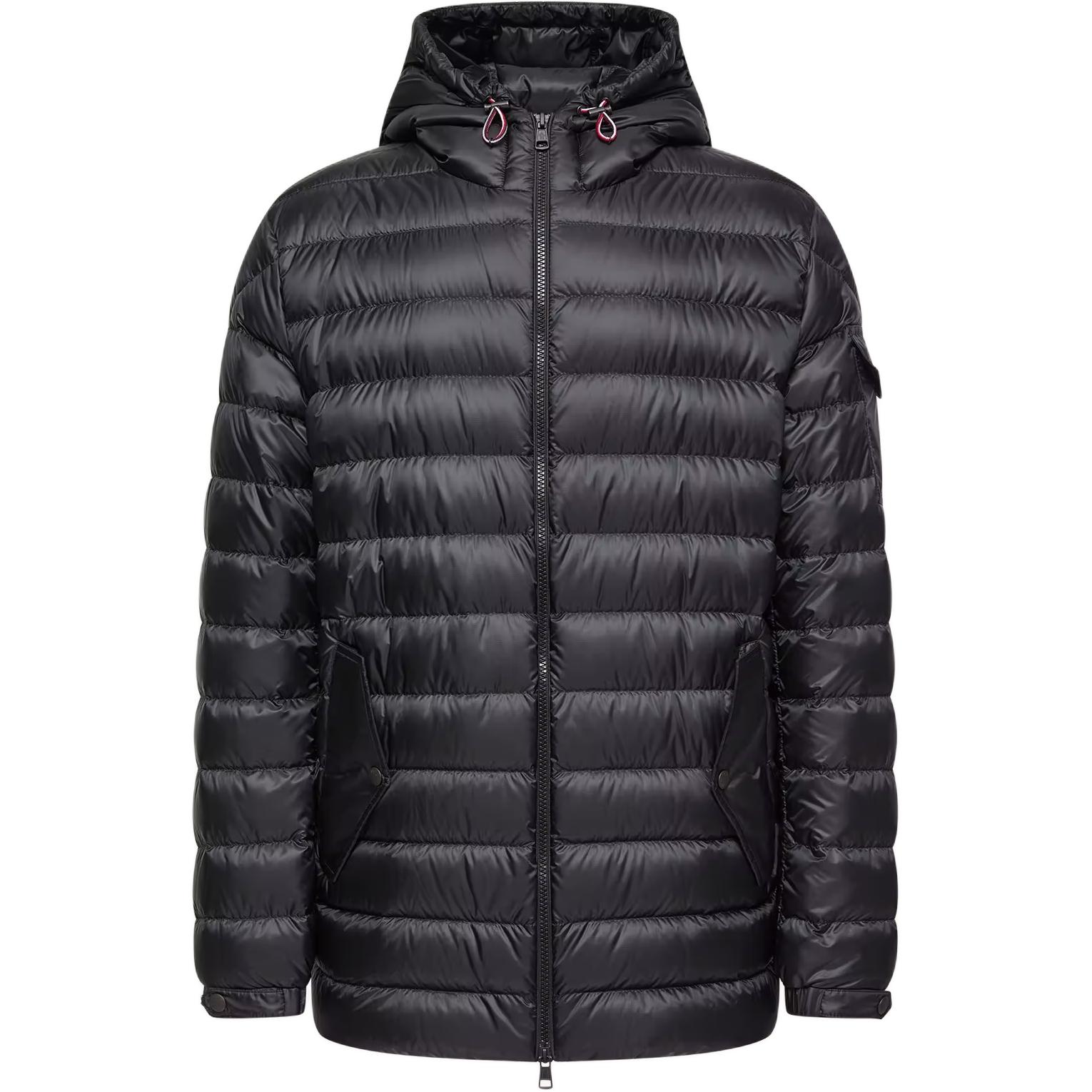 

Мужская короткая стеганая парка с капюшоном Oahu SS26 Moncler, черный