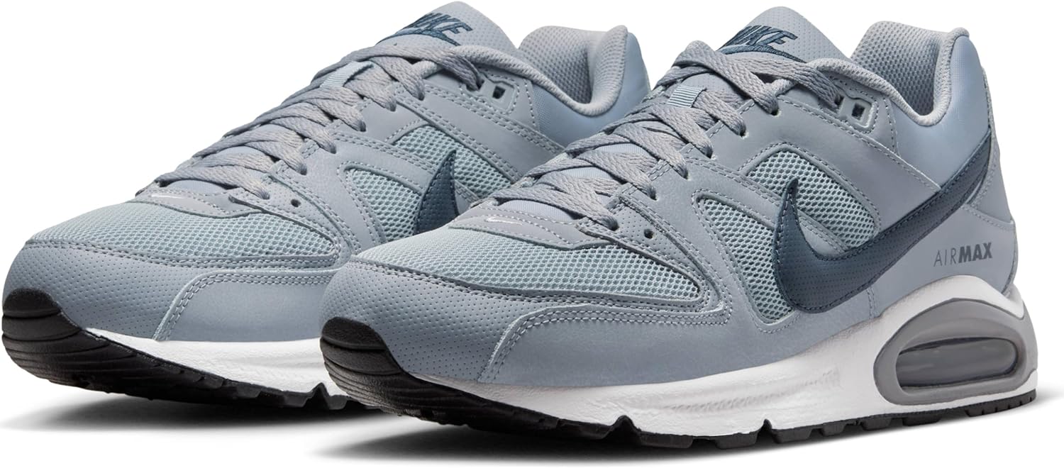 Мужские кроссовки для бега Nike Air Max Command, белый/черный/серый — фото 2