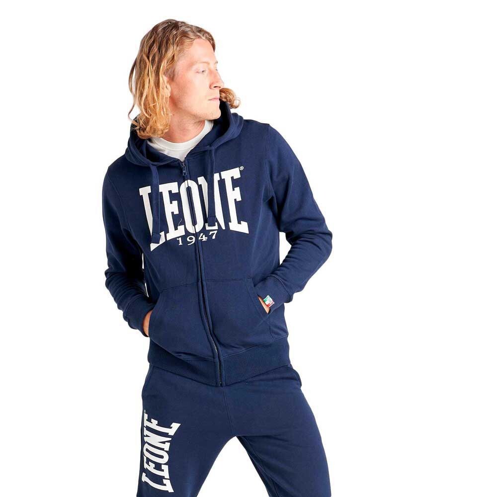 

Толстовка Leone Apparel Big Logo Basic Full Zip, синий