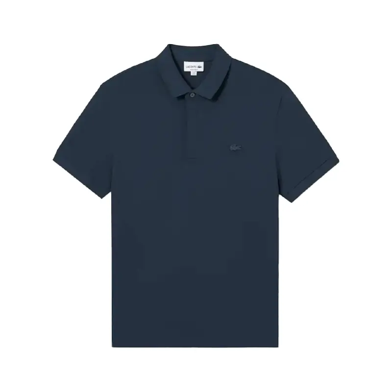 

LACOSTE SS25 Поло мужская серо-голубая, Синий, LACOSTE SS25 Поло мужская серо-голубая