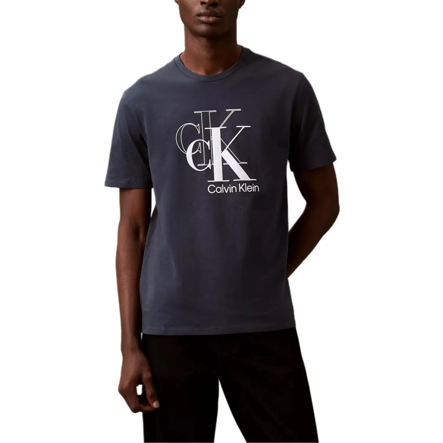 

Футболка CALVIN KLEIN мужская чернильно-синяя