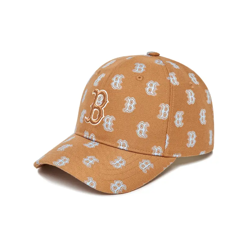 

MLB Хлопковая детская панама с защитой от солнца и буквенным декором, Dark Beige