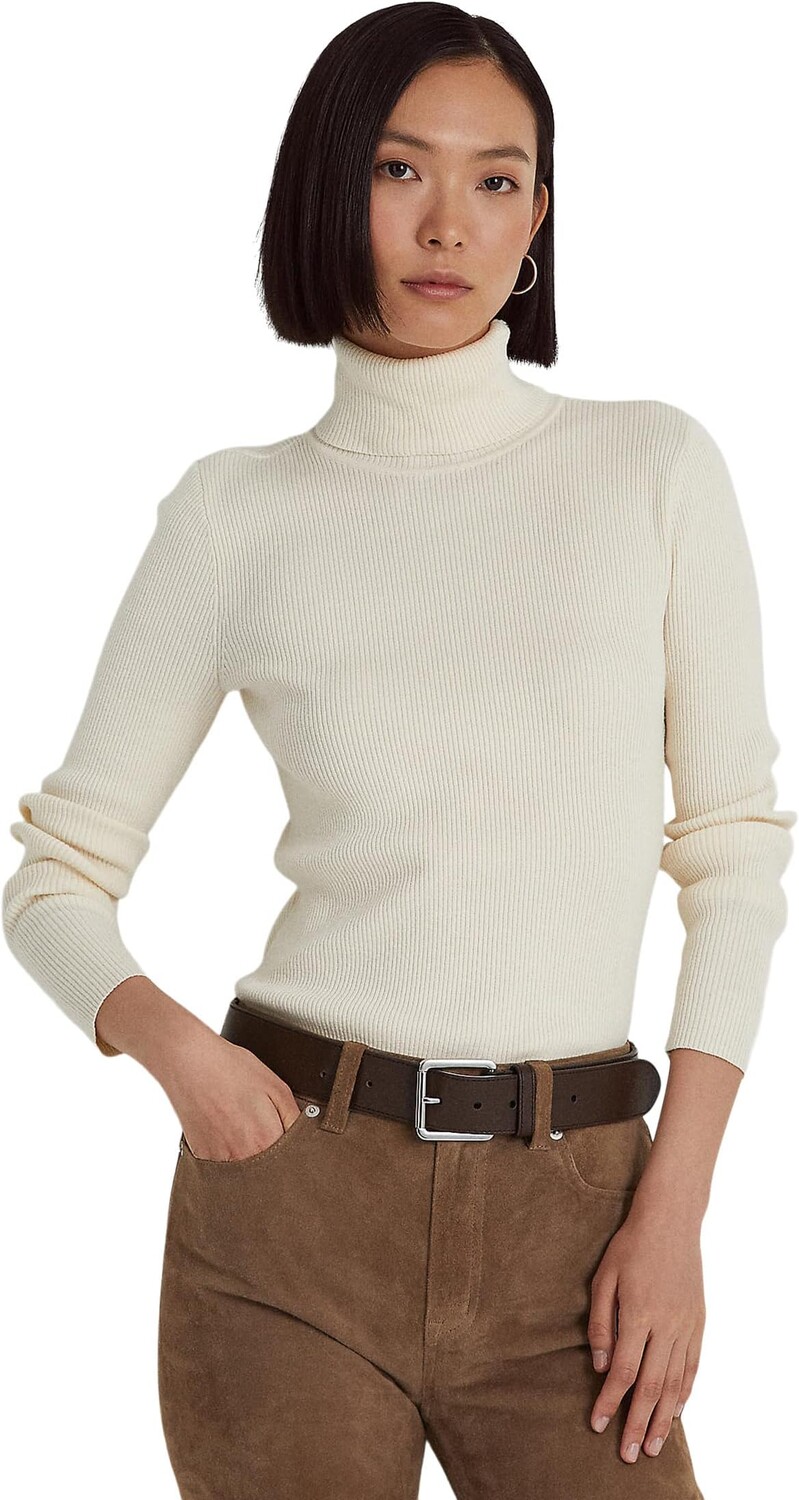 

Свитер с высоким воротом LAUREN Ralph Lauren, цвет Mascarpone Cream
