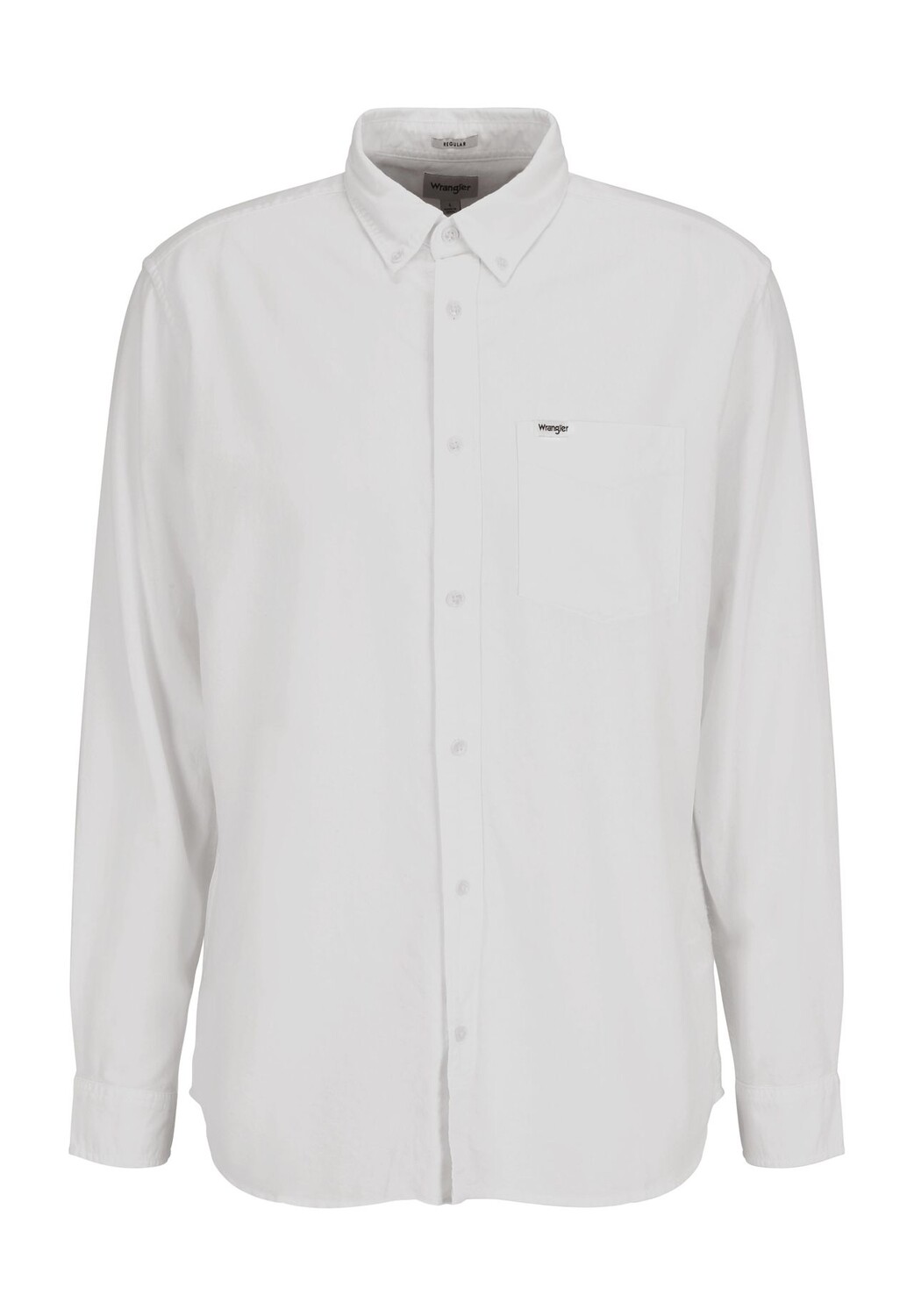 

Рубашка, воротник на пуговицах, стандартного кроя, мужская Wrangler, белый