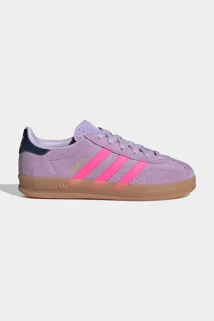 Кроссовки детские GAZELLE INDOOR Adidas Originals, фиолетовый