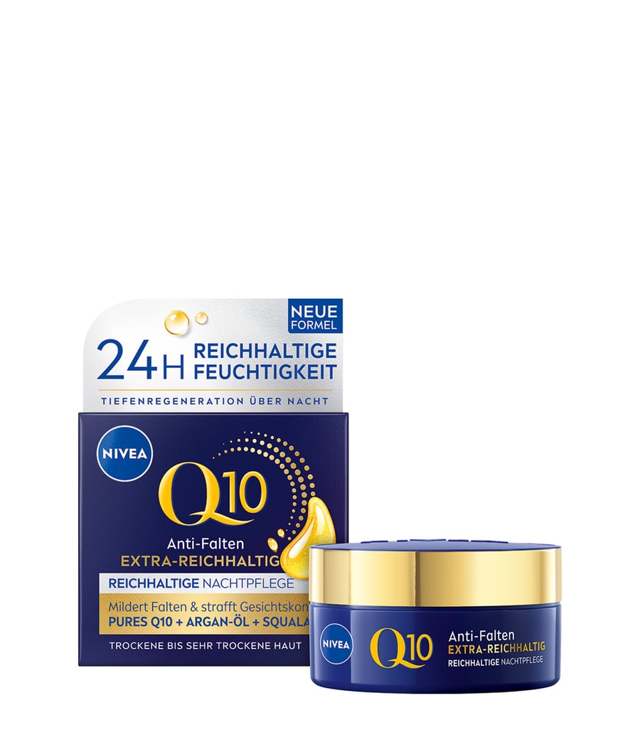 

Ночной крем NIVEA Q10 Anti-Falten Power Reichhaltige Nachtpflege, 50 ml
