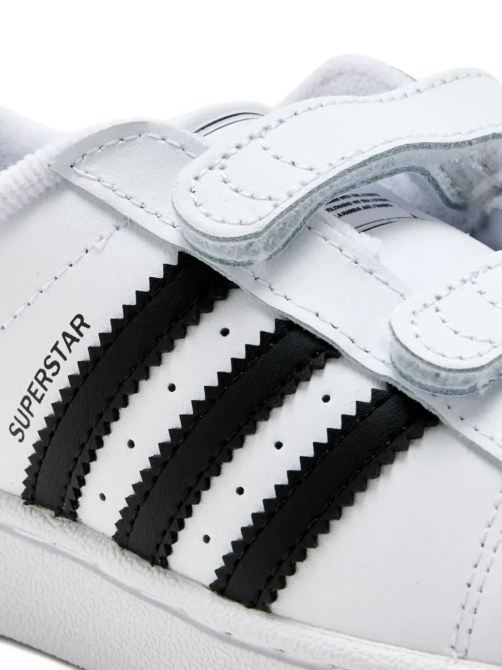 Кроссовки Superstar на липучках Adidas Kids, белый — фото 4