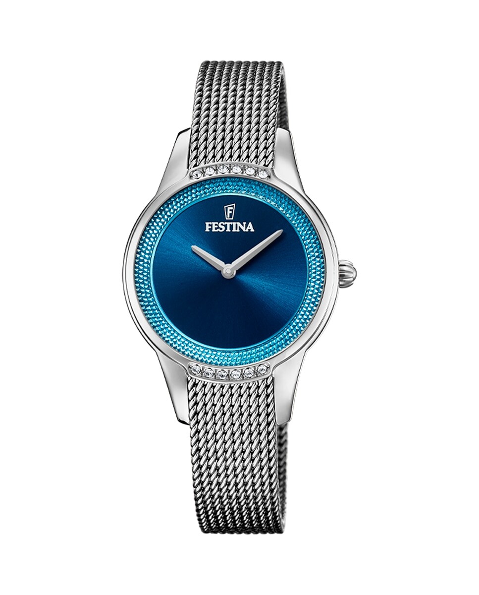 

Женские часы F20494/2 Mademoiselle из серебристой стали Festina, серебро