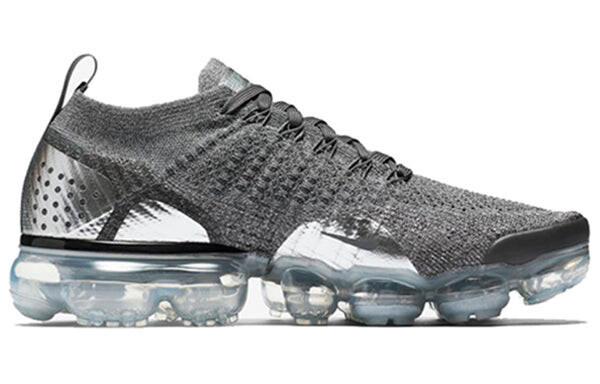 Кроссовки air vapormax flyknit 2 Nike, серый — фото 2