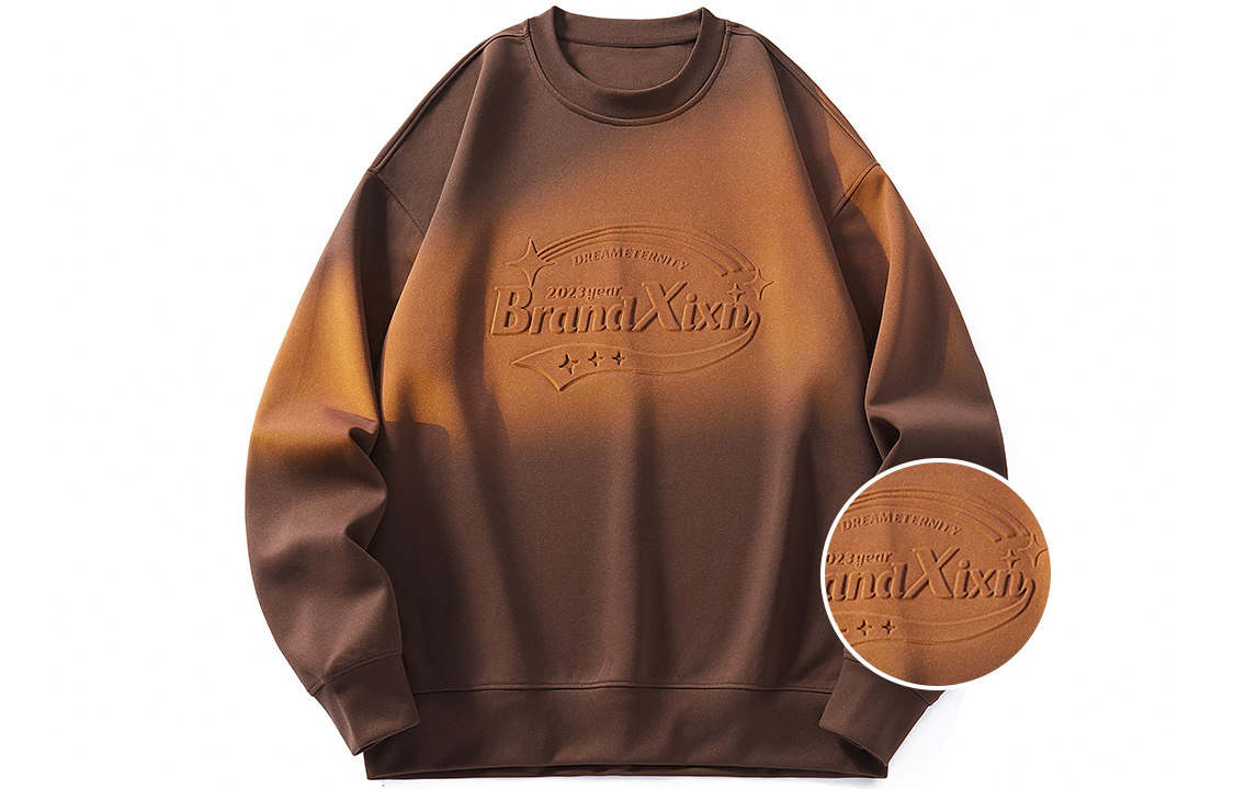 

Толстовка унисекс с круглым вырезом, средней плотности ткани, другие Xixn, caramel