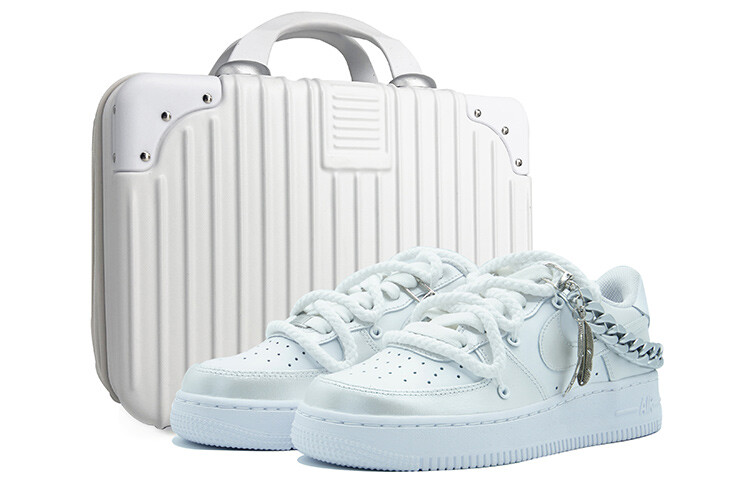 

Кроссовки Nike Air Force 1 Skateboard Shoes Men Low-Top White Silver