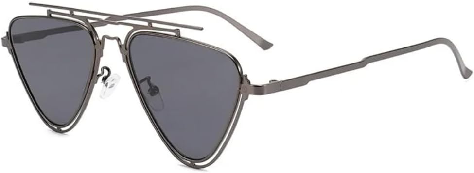 

Роскошные ретро-солнцезащитные очки с градиентным переходом в тонкой оправе для женщин, модные, для отдыха и активного отдыха, мужские солнцезащитные очки с защитой от УФ-излучения UV400 TKKTLLT, Smoke Black