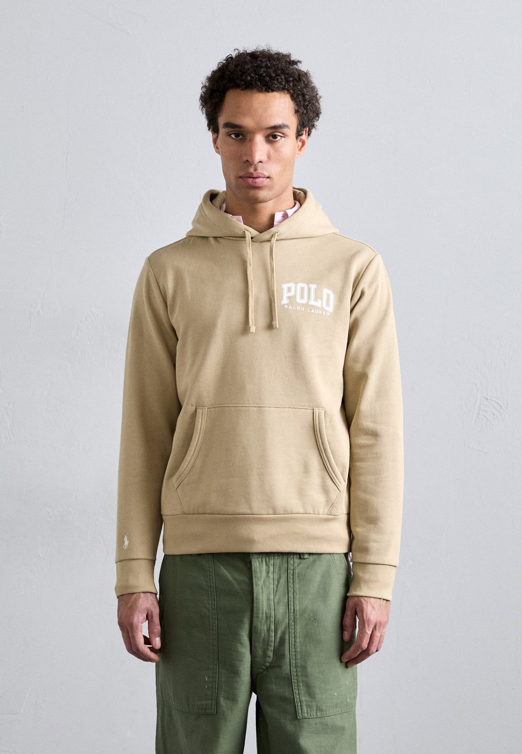 

Толстовка с капюшоном LOGO HOODIE Polo Ralph Lauren, бежевый